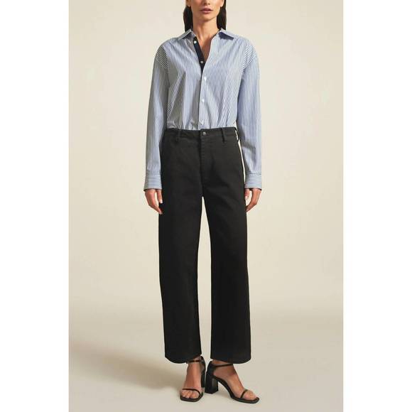 NEW KALLMEYER wide leg column jean in jet black - Picture 1 of 2